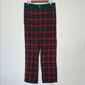 Little Sleepies Men's Pajama Pants Tartan Plaid Red Green Size XL